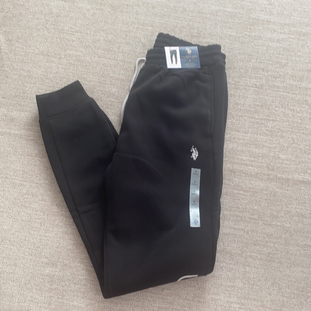 U.S.Polo Assn black jogger/sweatpants Size Small NWT